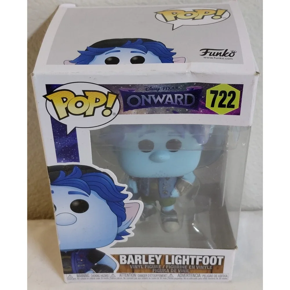 Funko Pop Disney Pixar Onward Barley Lightfoot #722 Vinyl Figure New In Box